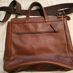 Fossil tote leather.  Business or pleasure